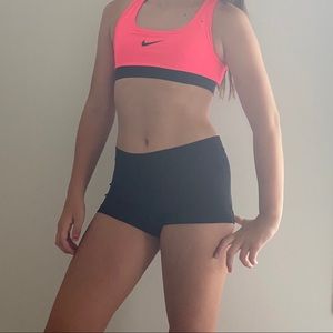 Nike neon pink sports bra